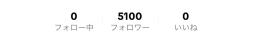 フォロワー5000人越え