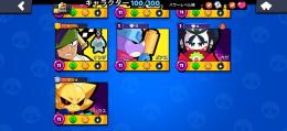 ブロスタ　スタパ　ガジェットカンスト　全キャラパワー11