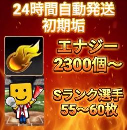 ⭐︎24H自動発送⭐︎ 初期垢 エナジー2300個以上+Sランク55枚以上