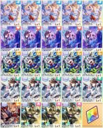 ジュエル39760個【最強初期アカ 環境サポ4種完凸+虹結晶1個所持】