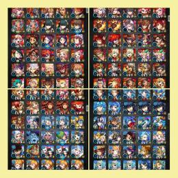 💥所持オーブ8300個💥❀旧絆チケット300枚⬆❀ガチャ限350体⬆【コラボ＆限定多数】