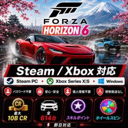 【即日対応可】Forza Horizon 6セーブデータ調整代行CR・全車両614台・レア車指定