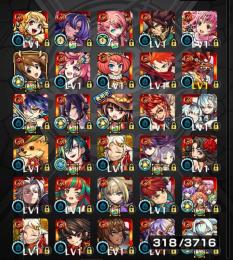 ★★ゾディアック当選垢★★ 運極1100↑ ガチャ限1700↑ リンネ3体 ナルト1体