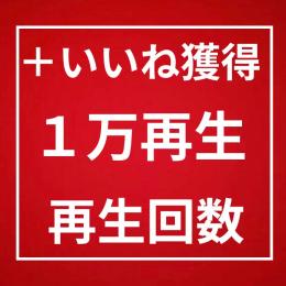 再生回数 1万回 増加〈365日間保証〉〈いいね付き〉〈増加速度◎〉〈収益化◎〉