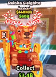 【Steal a Brainrot】Reinito Sleighito 140M/s