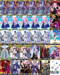 石805個分🔵水着伊吹童子 宝具5+アルク宝具5、オベロン達人権、黒の聖杯など多数✨️