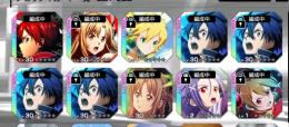 キリト1凸リズ1凸etc… ほぼコンプ課金垢