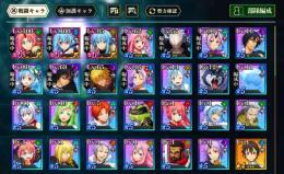極キャラ 絆シンシヤ[絆ノ進化]   加護キャラ レナード[光の貴公子]・正月シオン[妖狐化紫鬼]