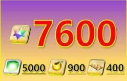 初期垢 聖晶石7600以上+呼符400枚+果実900個以上+その他！