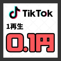 価格対抗🔥　TikTok　再生回数 1再生あたり0.1円～ 10000回