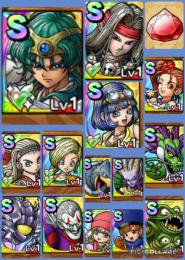 【石9,5万】最高級🌈 勇者ソロ完凸、魔剣士ピサロ1凸、浜辺セラフィ1凸、女神ゼシカ、しんりゅう🌈