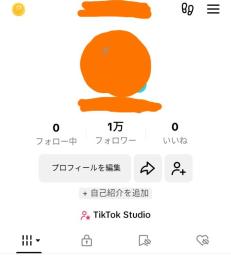 TikTok LIVE配信対応 フォロワー1万人アカウント