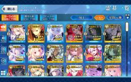 FGO引退アカウント 完全体オルガマリー 星5宝具5鯖 10体 120レベ5体