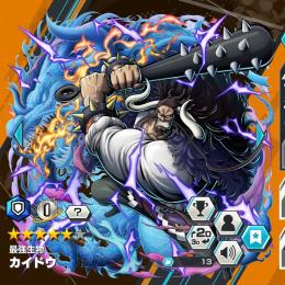 【見なきゃ損、早い者勝ち🔥】超フェス カイドウ 84レベル、ダイヤ607個所持！