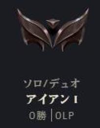 アイアン1　Riot ID変更可能