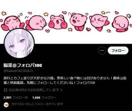 セール中【高アクティブ】日本人フォロワー1938人 Noシャドウバン 気取り垢 自社運用