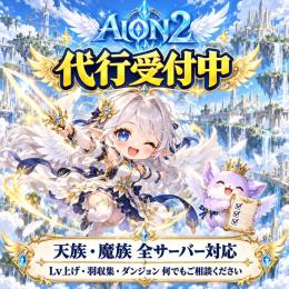 💎AION2 代行 Lv1〜45＝4,700円〜 レベル上げ・戦闘力アップ・羽収集・ダンジョン💎