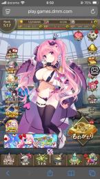 有償キャラ、アクセ所持アカウント