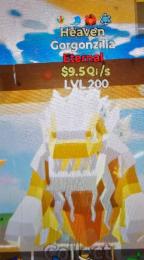 HEAVENゴジラ 4変異 200レベル 9.5Qi 