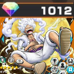 【SSリーグで無双中🔥】超フェス ギア5 ニカ ルフィ 86レベです‼️ダイヤ1012個あり🔥