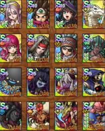 即対応！ドラクエタクト　ジェム35万↑、Sキャラ149、S装備146