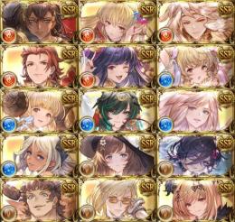 RANK390 SSR460↑ ルミ2 神石2体Lv230・2体Lv210 ルシ完凸 神石編成 