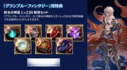 グラブル「終末の神器 Lv230解放セット」シリアルコード （ルシファー購入特典）