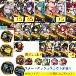 石196400個+10連券3枚+券48枚+ウィシャデル+ウァン+赤刃+斬業+ハルカ+聖聆+ユー+シュ