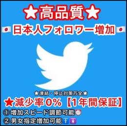 🇯🇵日本人フォロワー500人増加🇯🇵Twitter(ツイッター)★減少なし&凍結対策付き★