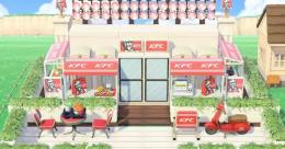 KFC風チキンショップ｜ファストフード店レイアウト