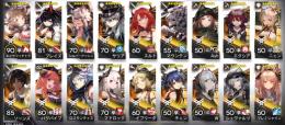 現在188全キャラ有り　完凸コーデ家具アイテム特化3多数