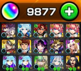 ✩オーブ9877･アルカ･ナルト･ソロモン艦隊･未回収1600✩