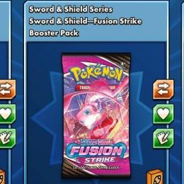 PTCGO Fusion Strike 100パック