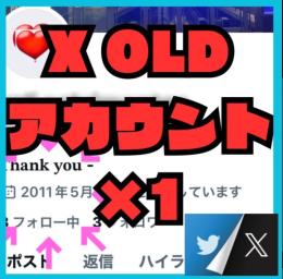  【🌟早い者勝ち🌟】Twitter シャドバンなしOLD×1 凍結対策 X初期垢