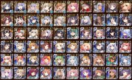 ほぼ初期アカ　ガチャ黒英傑11種類　ブラック1体確定10連召喚チケット×10枚