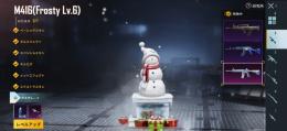 M416 Frosty Lv6、レベルアップ武器8種、相棒フルコンプ
