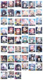 初期垢 石14万個 星3x51体 水着ミカ、水着ナギサ、リオ、シロコテラー、ミカ、水着ホシノ、キサキ