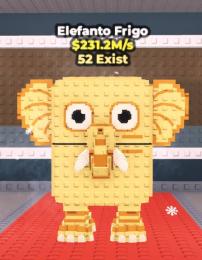 🌈世界に52体🌈金エレファントフリゴ 231.2M/s Elefanto Frigo