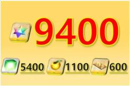 最大数 聖晶石9400個以上+呼符600枚+果実1100枚+マナプリズム5400枚+その他！
