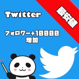 Twitter高品質フォロワー10000人増加