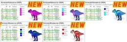  Acrocanthosaurus-インプリント100%-H36192-M1073%+124サドル