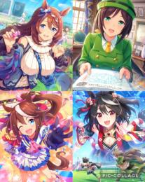 たづな完凸✨スパクリ完凸✨キタサンブラック、トウカイテイオー１凸等