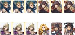 完全初期垢 フリック2凸+ディアナ2凸+キンバリー2凸+ゲオルグ+アイリーン+モーガン