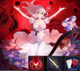 【間桐桜】限定衣装 コラボ装飾品x3【初期垢】