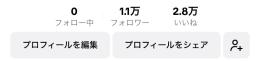 【TikTok】フォロワー1万人超アカウント【総再生回数820万回】