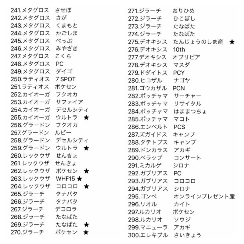 豪華6000体セット 幻 配信3000体 図鑑 対戦用 その他3000体 ポケモンhome ゲームクラブ