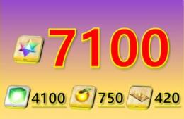 初期垢 聖晶石7100以上+呼符420枚+果実750個以上+その他！