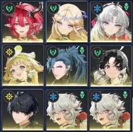 【Lv4 初期垢】★5カルテジア　★5シャコンヌ　★5カルロッタ　★5忌炎　★5綾陽1凸　★5ヴェリ
