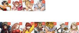 人気12体 pu4体 主人公リアン+ジーン+マリエ+シーリーン+メース+キカ+テンガアールx2