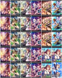 人権サポカ7種、虹結晶、ハフバチケあり、微進行アカウント